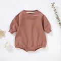 Boho+Babe French Terry Sweater Bubble Romper