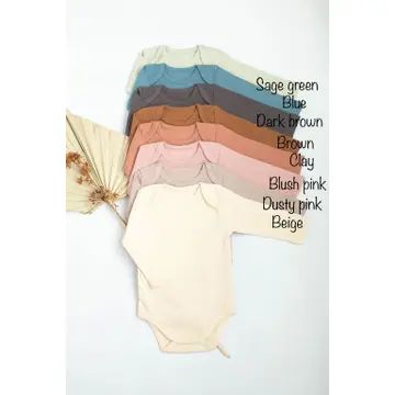 Little Organic Co. Ribbed Long-Sleeve Bodysuit