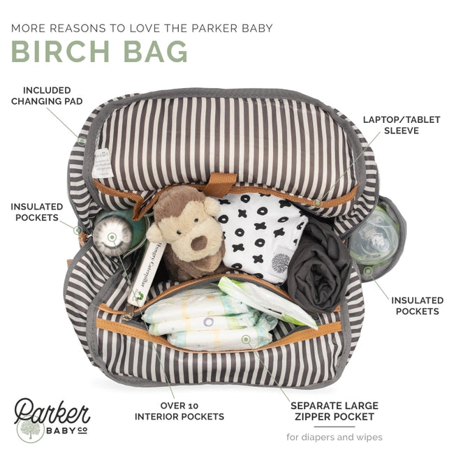 Parker Baby Co Birch Bag Diaper Backpack