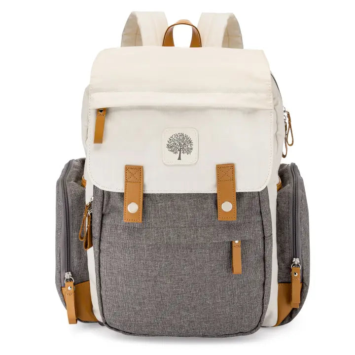 Parker Baby Co. Birch Bag - Diaper Backpack in Cream