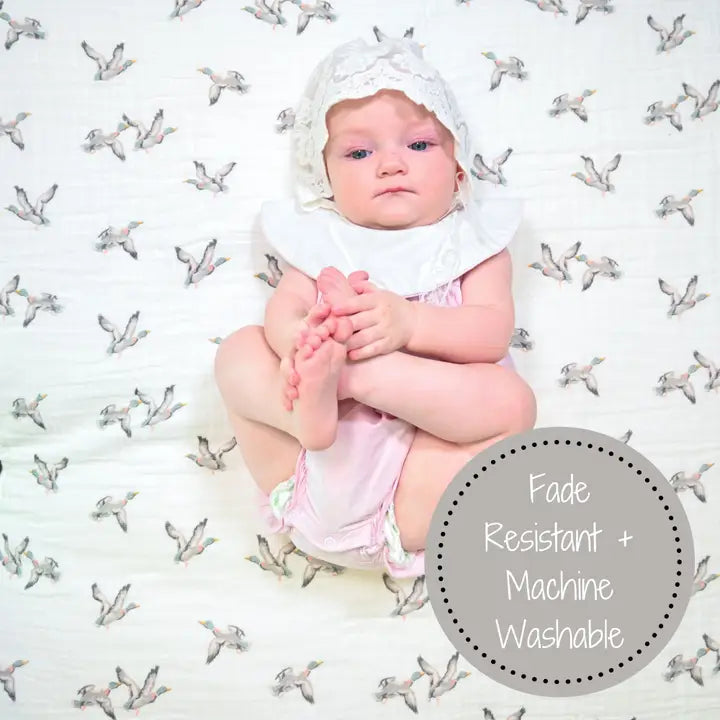 LollyBanks Quackin'up Baby Muslin Cotton Blanket